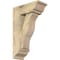 Ekena Millwork Funston Traditional Rough Sawn Bracket w/ Offset Brace, Douglas Fir, 6"W x 14"D x 22"H BKT0604X14X22FST01RDF - alternate 1
